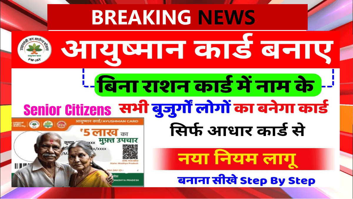 Seiner Citizen Free Aayushman Card 2025