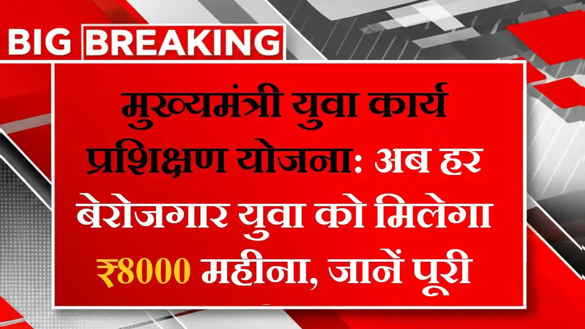 Mukhyamantri Yuva Karya Prashikshan Yojana